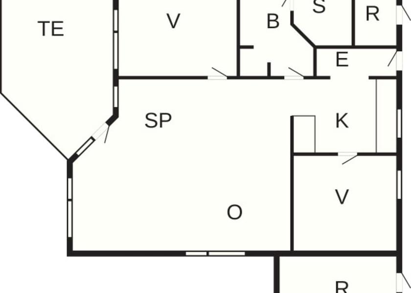 Room layout blue print