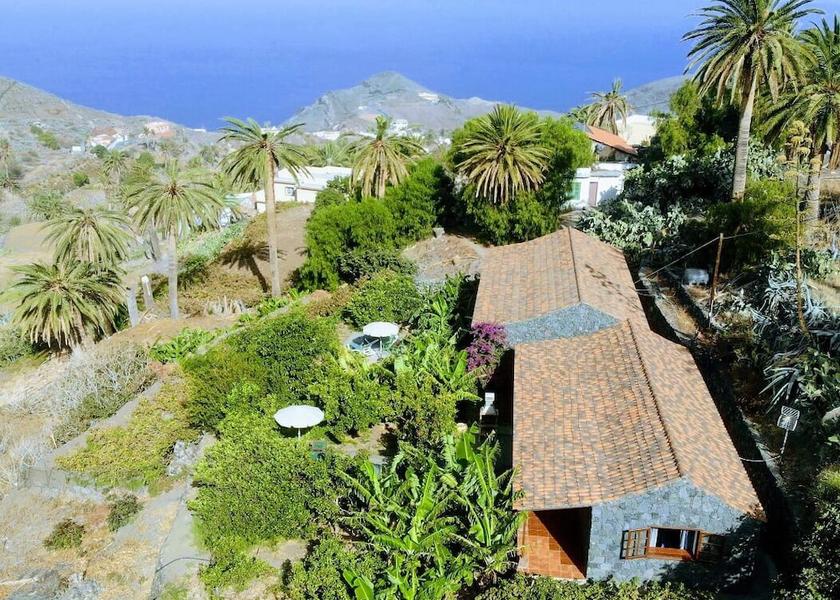 Canary Islands Vallehermoso Aerial View