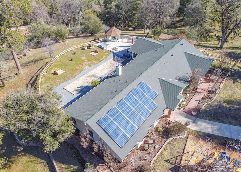 California Oakhurst Aerial View