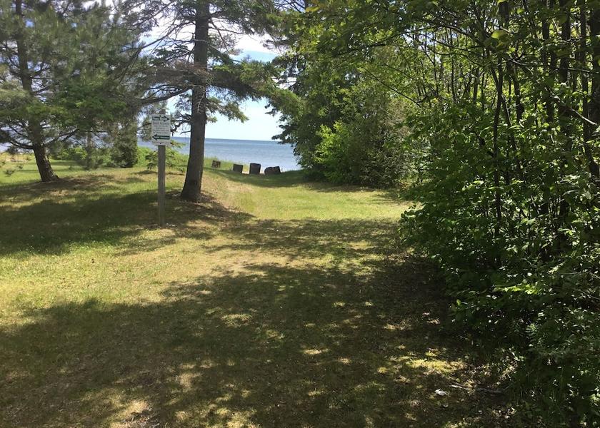 Michigan St Ignace Beach