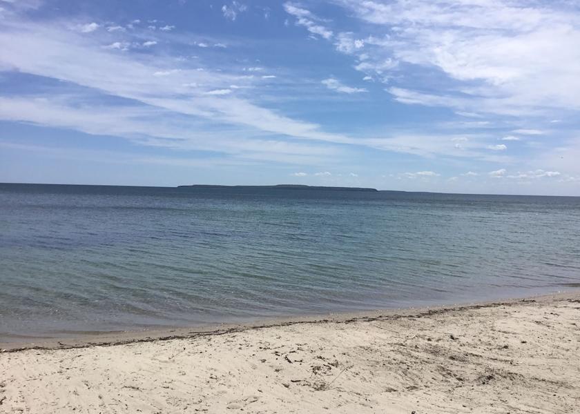 Michigan St Ignace Beach