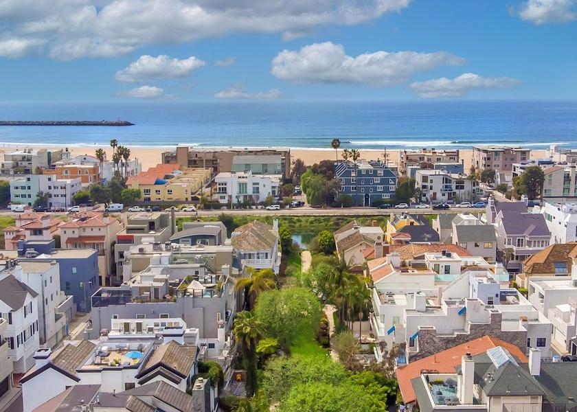 California Marina del Rey Aerial View