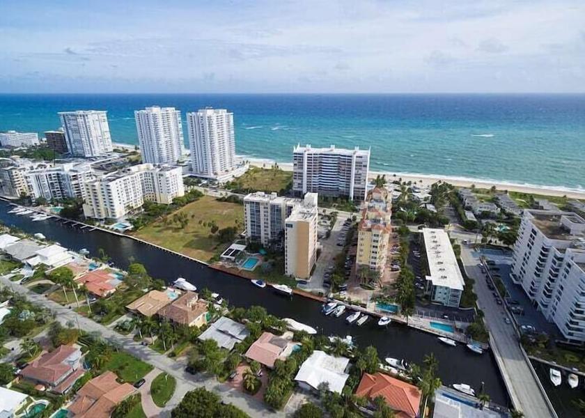 Florida Lauderdale-by-the-Sea Aerial View
