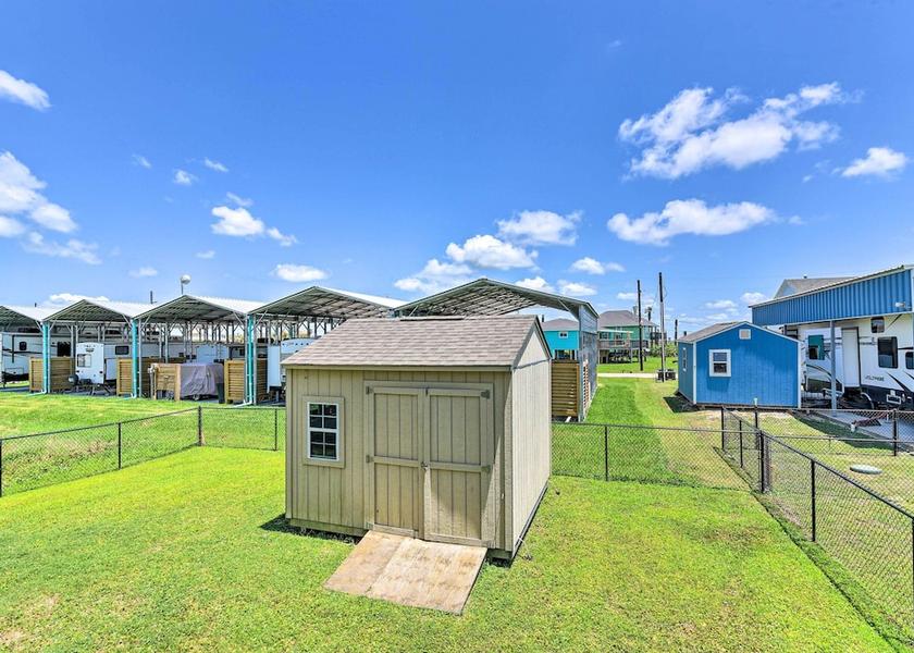 Texas Port Bolivar Interior Entrance