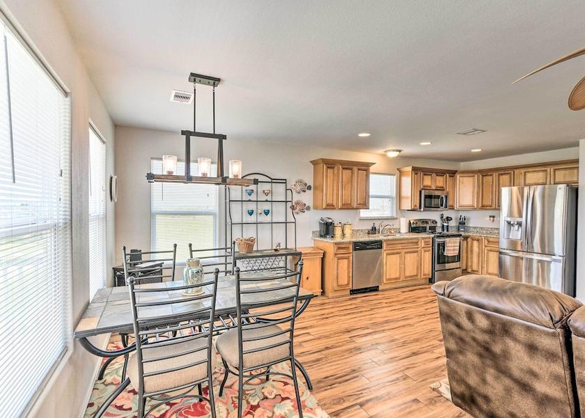 Texas Port Bolivar Interior Entrance