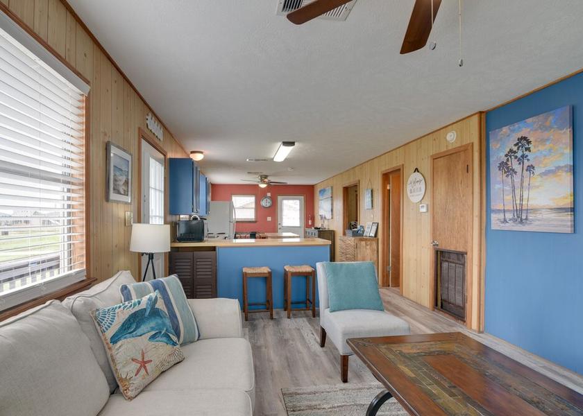 Texas Port Bolivar Interior Entrance