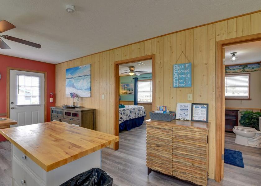 Texas Port Bolivar Interior Entrance