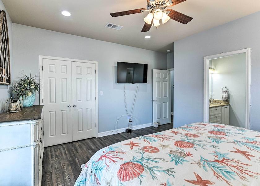 Texas Port Bolivar Interior Entrance