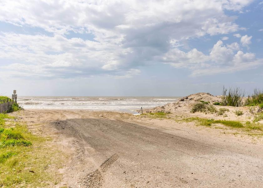 Texas Port Bolivar Interior Entrance