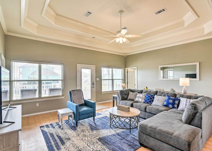 Texas Port Bolivar Interior Entrance