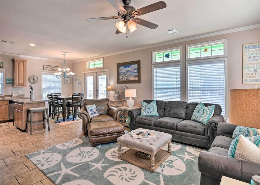 Texas Port Bolivar Interior Entrance