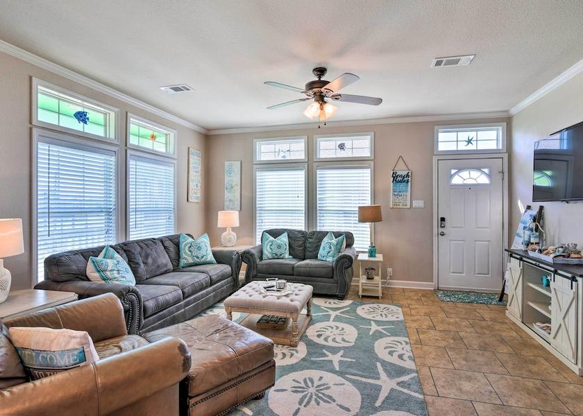 Texas Port Bolivar Interior Entrance