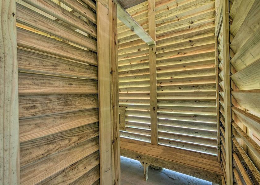 Texas Port Bolivar Interior Entrance