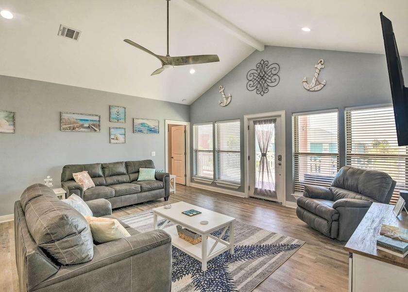 Texas Port Bolivar Interior Entrance