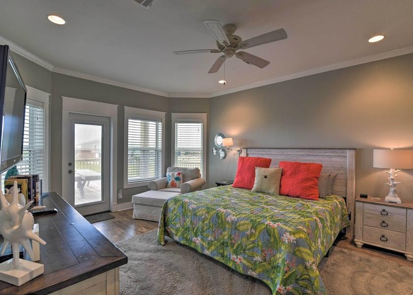 Texas Port Bolivar Interior Entrance