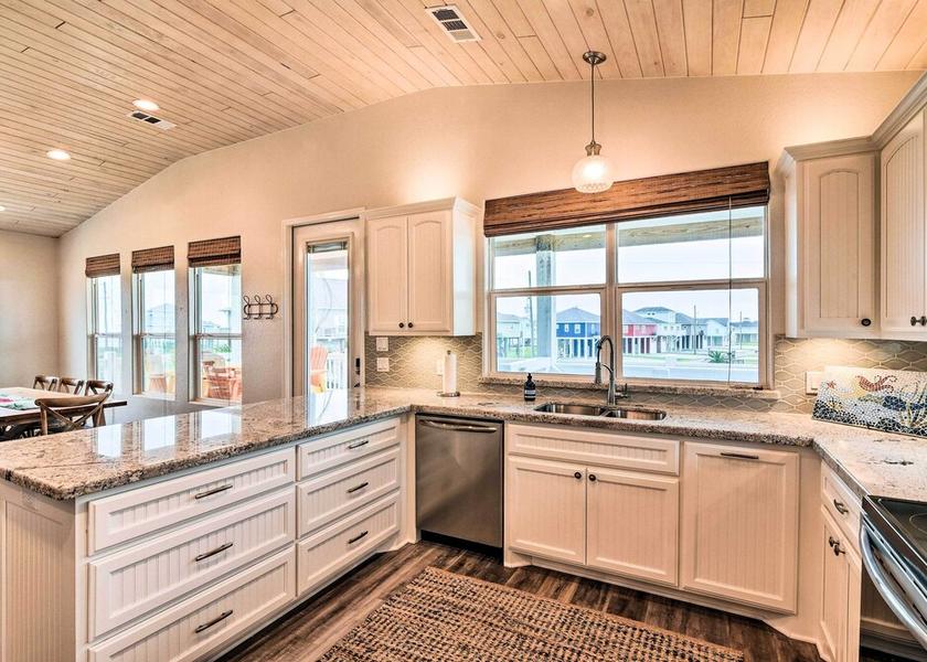 Texas Port Bolivar Interior Entrance