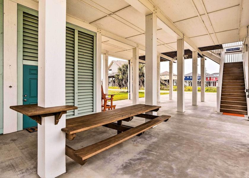 Texas Port Bolivar Interior Entrance