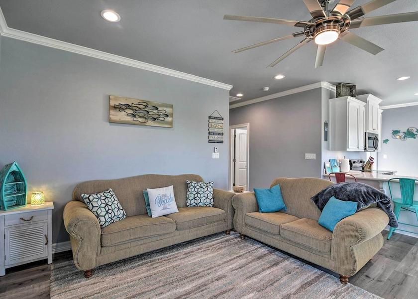 Texas Port Bolivar Interior Entrance