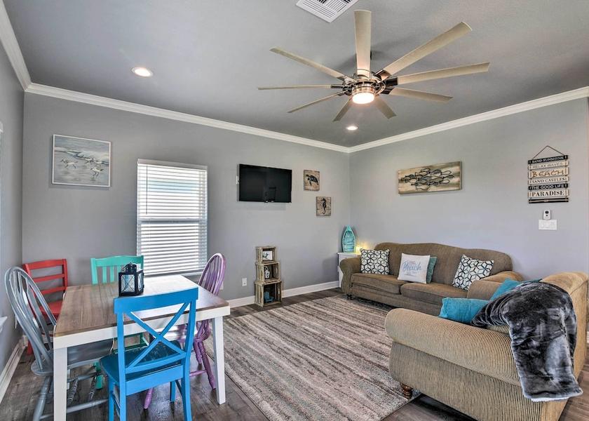 Texas Port Bolivar Interior Entrance