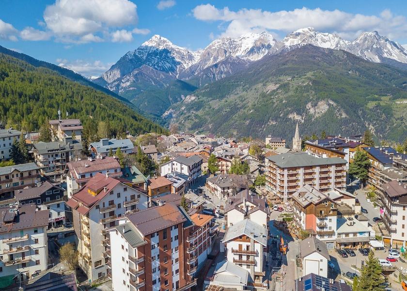 Piedmont Sauze d'Oulx Aerial View