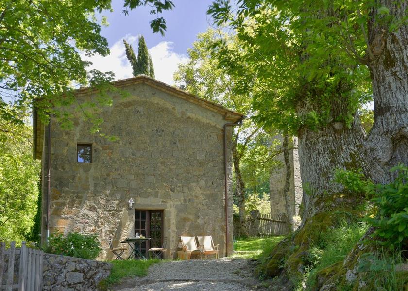 Tuscany Castiglione d'Orcia Facade