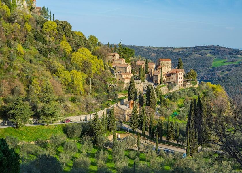 Tuscany Castiglione d'Orcia Exterior Detail