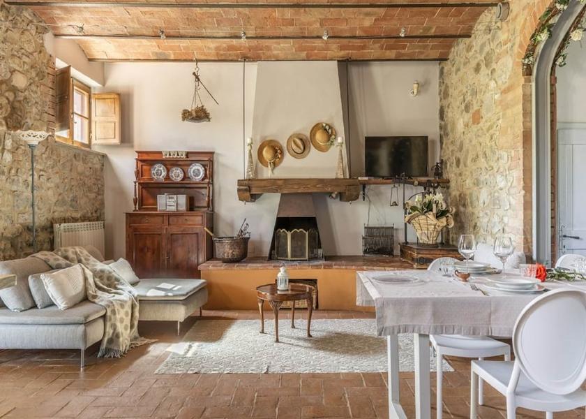 Tuscany Castiglione d'Orcia Living Area