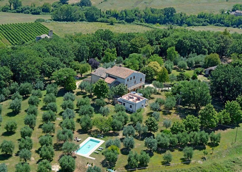Tuscany Colle di Val d'Elsa Aerial View