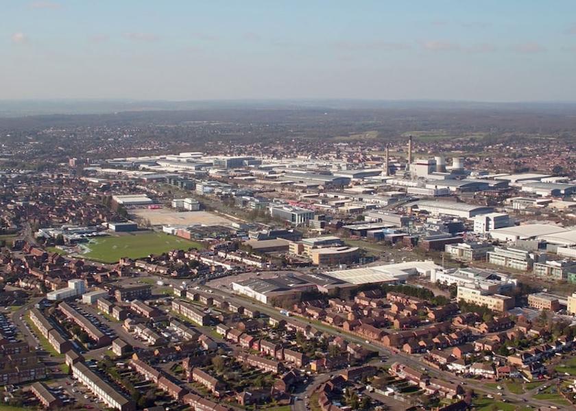 England Slough Aerial View