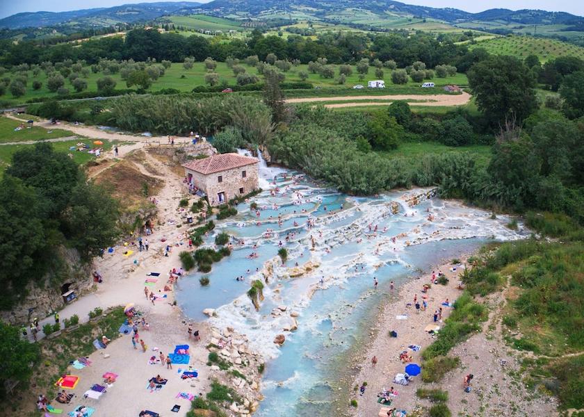 Tuscany Manciano Aerial View