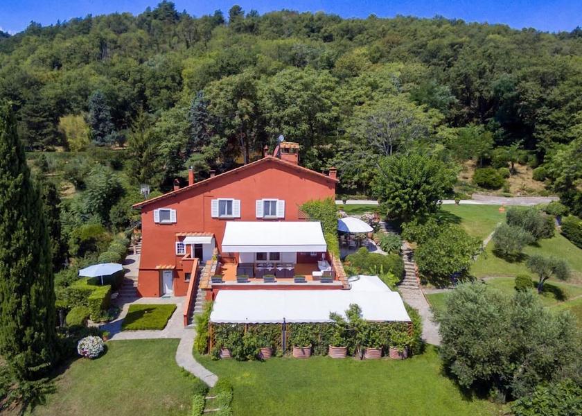 Tuscany Rignano Sull'Arno Aerial View