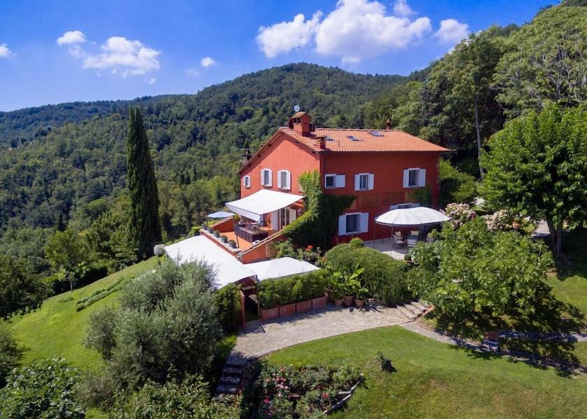 Tuscany Rignano Sull'Arno Aerial View