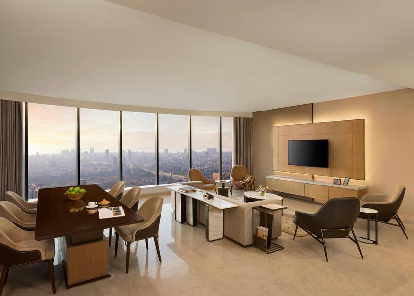 Maharashtra Navi Mumbai Pres Suite Living Room 