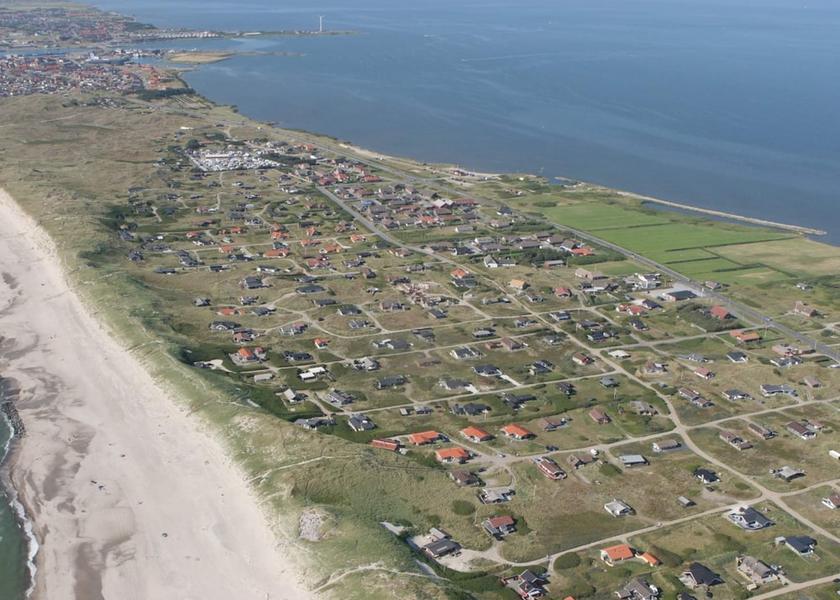 Midtjylland Hvide Sande Aerial View