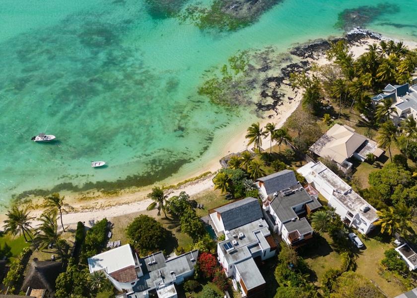 MU Belle Mare Aerial View