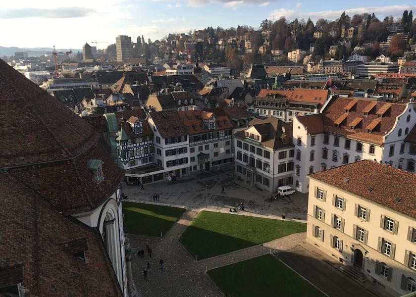 Canton of St. Gallen St. Gallen Aerial View