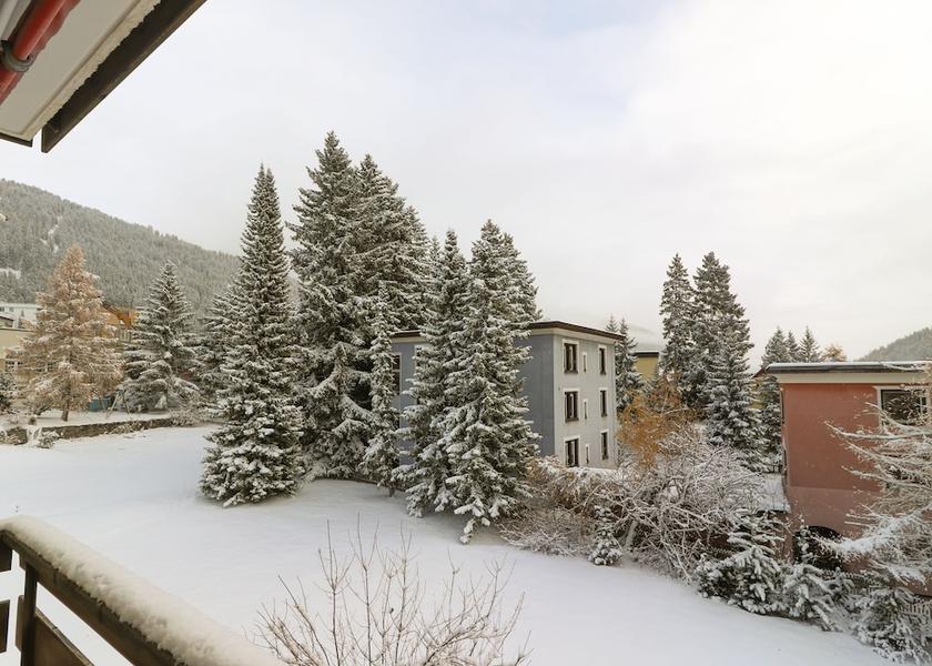 Graubuenden Davos Balcony View