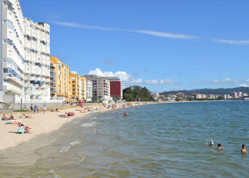 Galicia Vilagarcia de Arousa Beach
