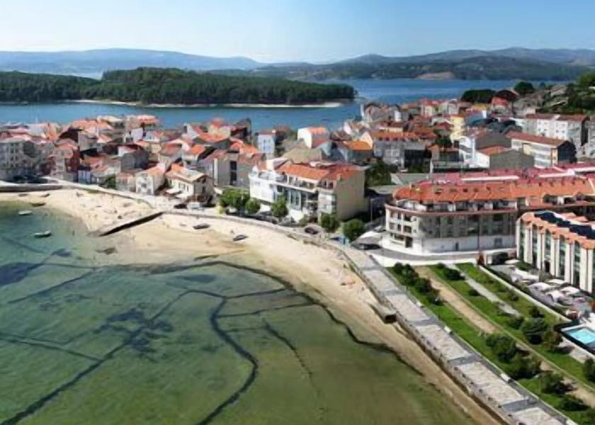 Galicia Vilagarcia de Arousa Aerial View