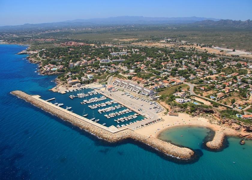 Catalonia L'Ametlla de Mar Aerial View