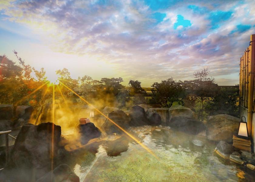 Miyagi Matsushima Outdoor spa tub