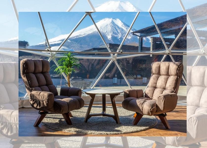 Yamanashi (prefecture) Yamanakako Mountain View