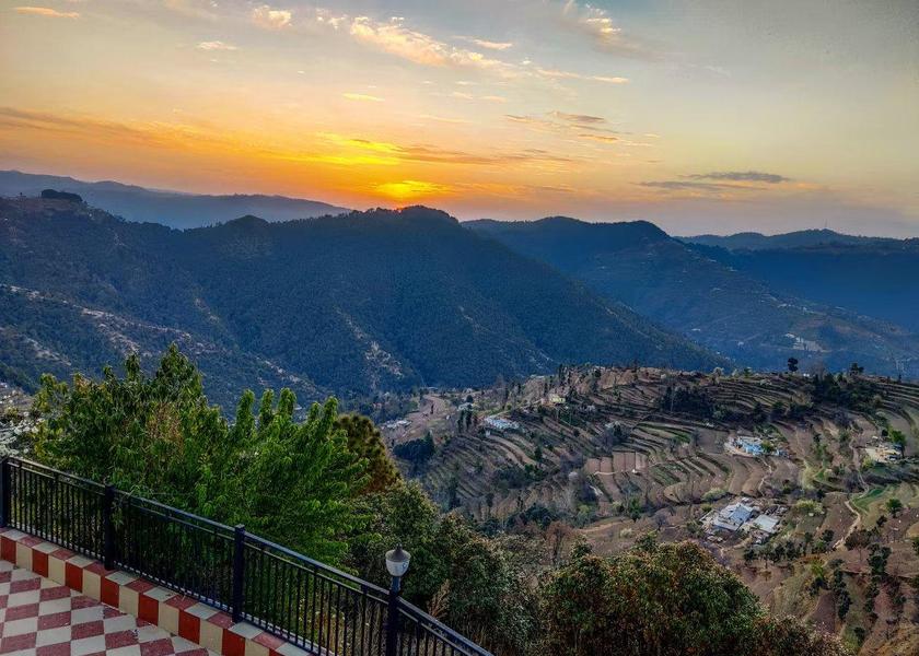 Uttarakhand Mukteshwar View from Property
