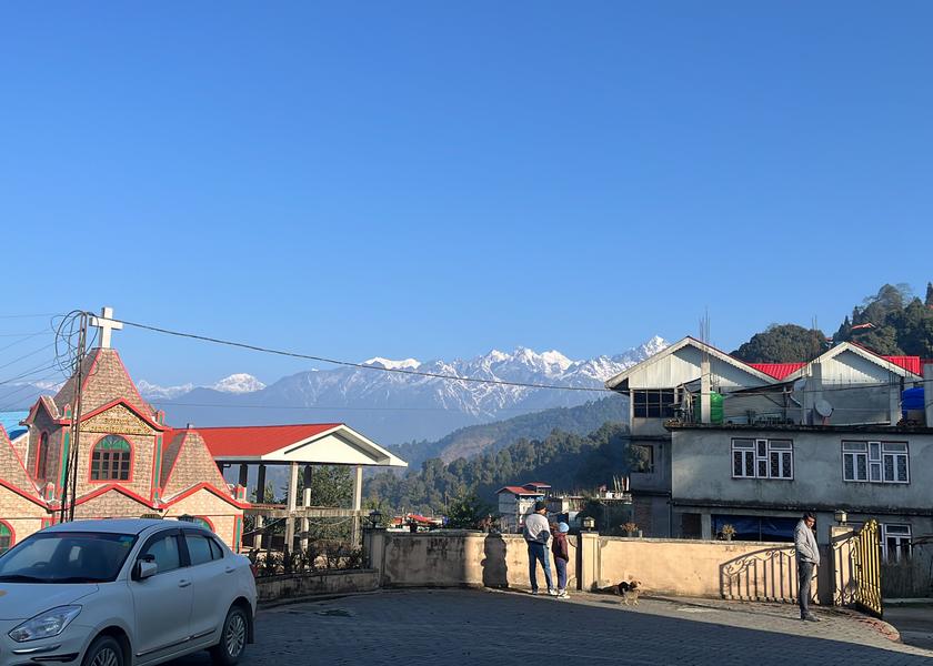Sikkim Ravangla Hotel View