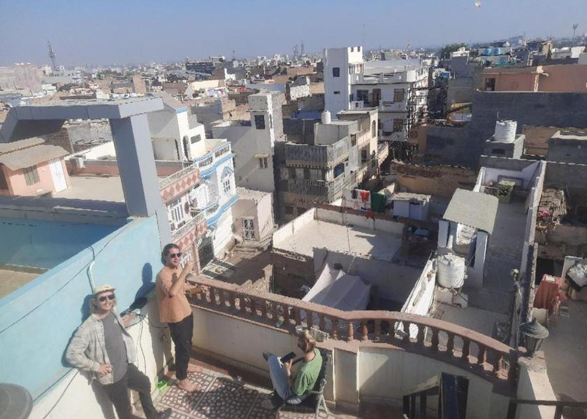 Rajasthan Bikaner balcony/terrace