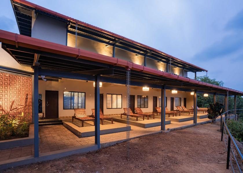 Karnataka Gokarna shared lounge/tv area