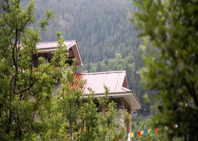 Himachal Pradesh Sangla Aerial View