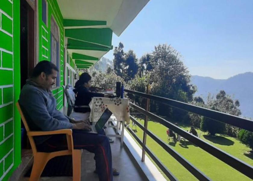 Uttarakhand Binsar Hotel View
