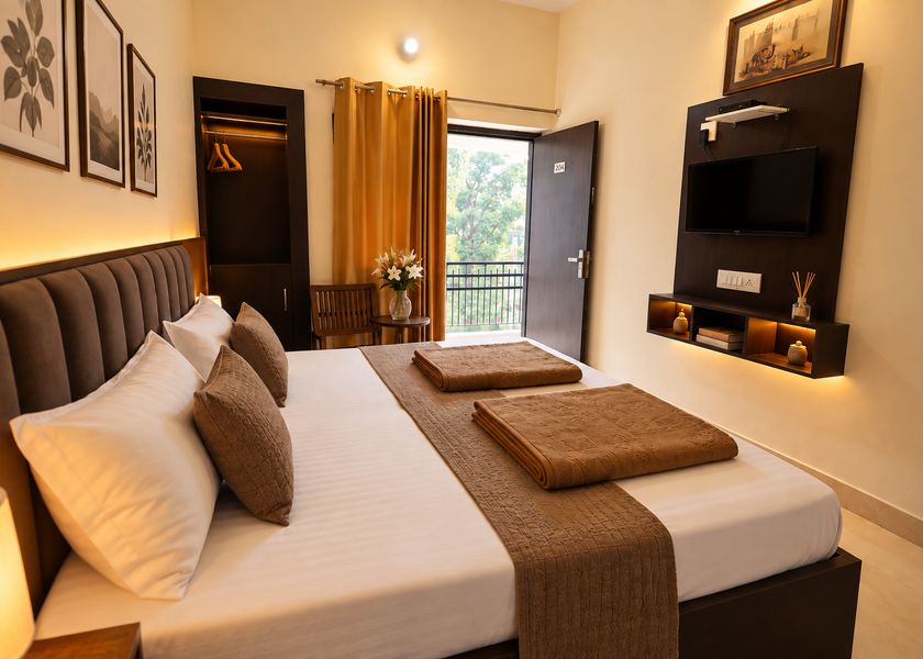 Uttarakhand Rishikesh Deluxe With Balcony
