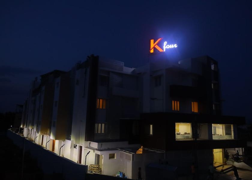 Tamil Nadu Madurai Front of property - evening/night